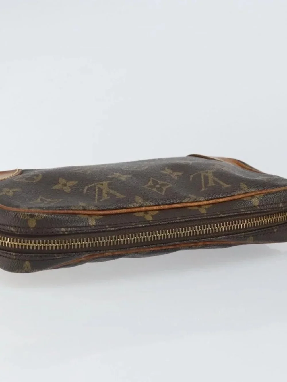 LOUIS VUITTON Monogram Marly Dragonne PM Clutch Bag M51827 LV Auth 166581